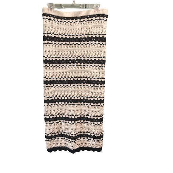 Freshman 1996 Crochet Knit Maxi Skirt Size Medium Boho Beachy Coastal Summer - Picture 1 of 5